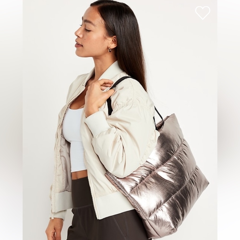 Puffy Shoulder Tote